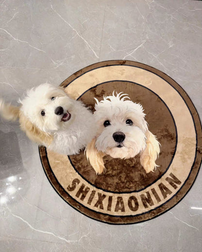 Custom Pet Photo Rug | Personalized Dog Cat Picture Carpet丨Custom pet carpet mats that can be washed - a DIY gift for cats and dogs
